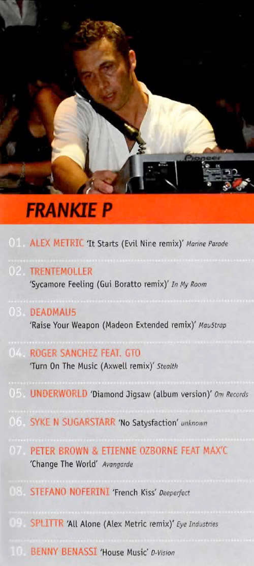 Frankie P - DJMag Agosto 2011