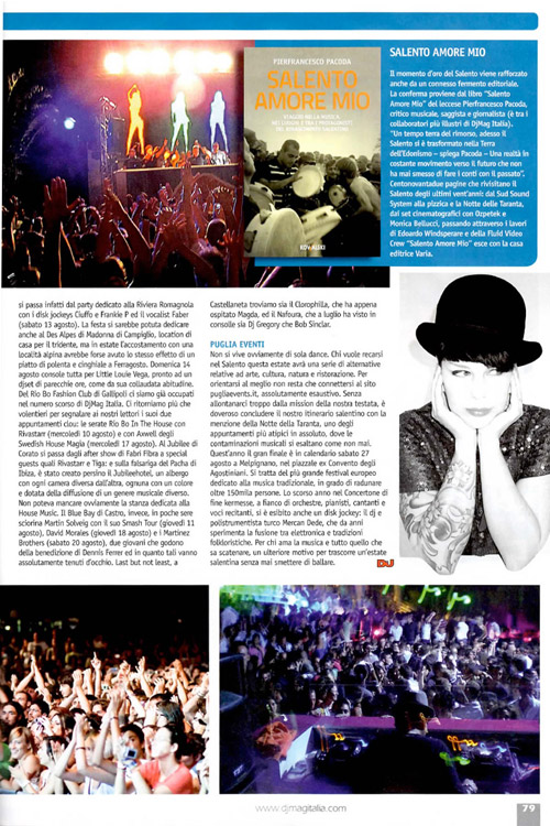 Frankie P - DJMag Agosto 2011