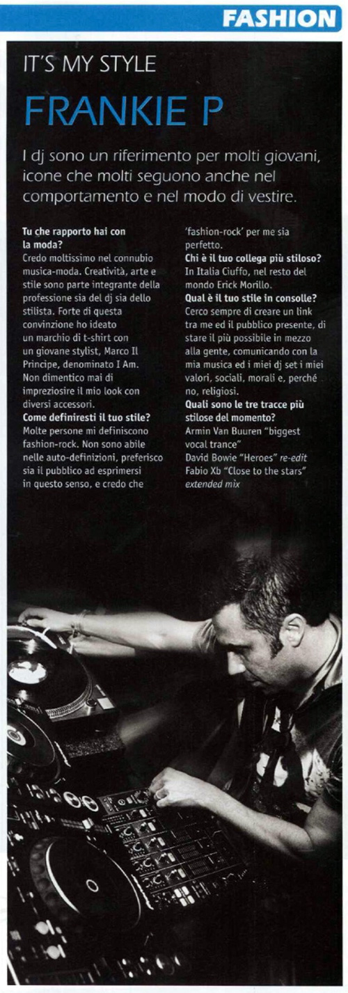 Frankie P - DJMag Febbraio 2011