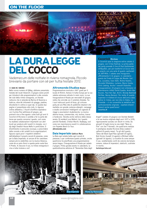 Frankie P - DJMag Giugno 2012