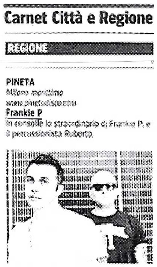 Frankie P - Corriere Bologna Giugno 2012